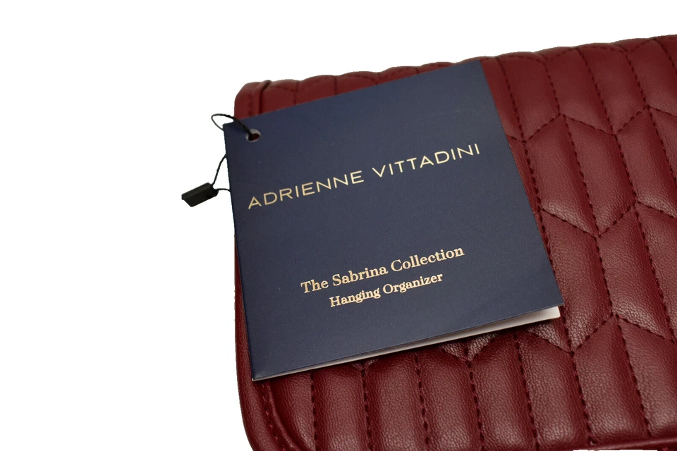 Adrienne Vittadini Colgante Viaje Maquillaje Cosméticos Bolsa Estuche Vino ¡Nuevo! Nuevo con etiquetas Foto 3 de 4