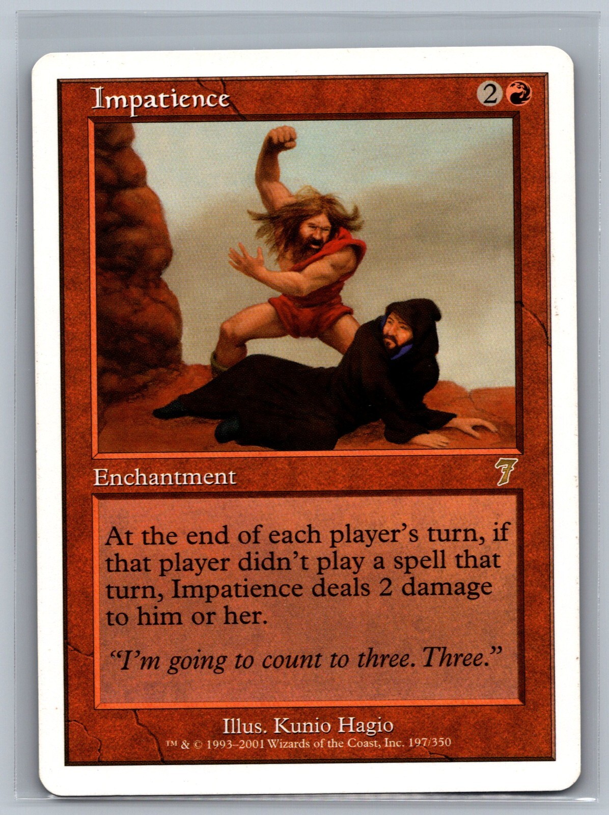 Magic The Gathering 7th Edition Impatience #197/350 MTG TCG CCG Seventh