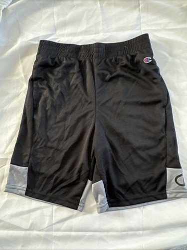 NEW Champion Authentic Athleticwear Boys Jersey Shorts Black Size 10/12 - 第 1/2 張圖片