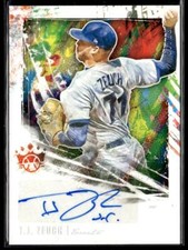 2020 Panini Diamond Kings #DKS-TZ T.J. Zeuch DK Signatures Holo Silver #/49 HS