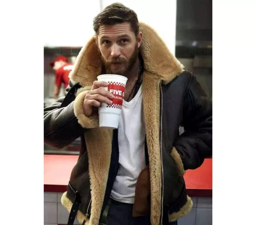 Men's RAF Aviator Real Leather Jacket Coat Bomber B3 Sheep Skin Pilot Flying