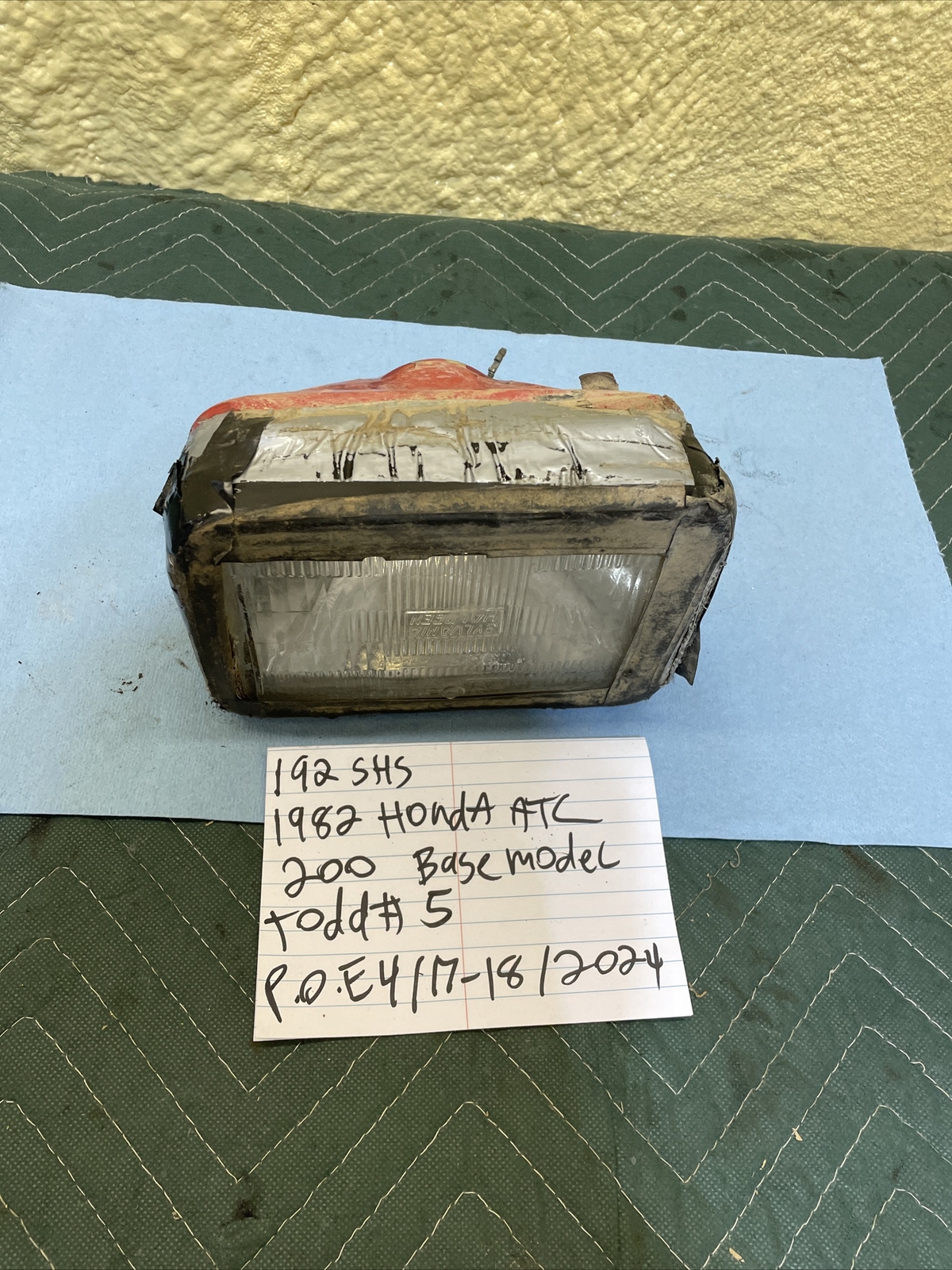 1982 Honda Atc 200 Headlight Assembly 192