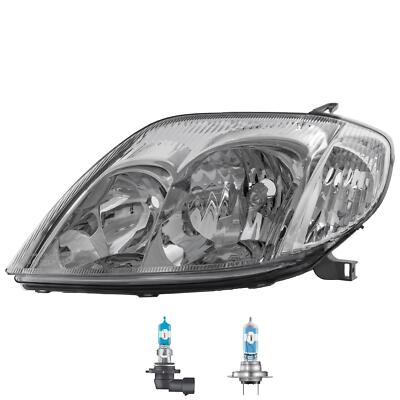 Scheinwerfer links H7/HB3 chrom für Toyota Corolla Stufenheck inklusive Lampen
