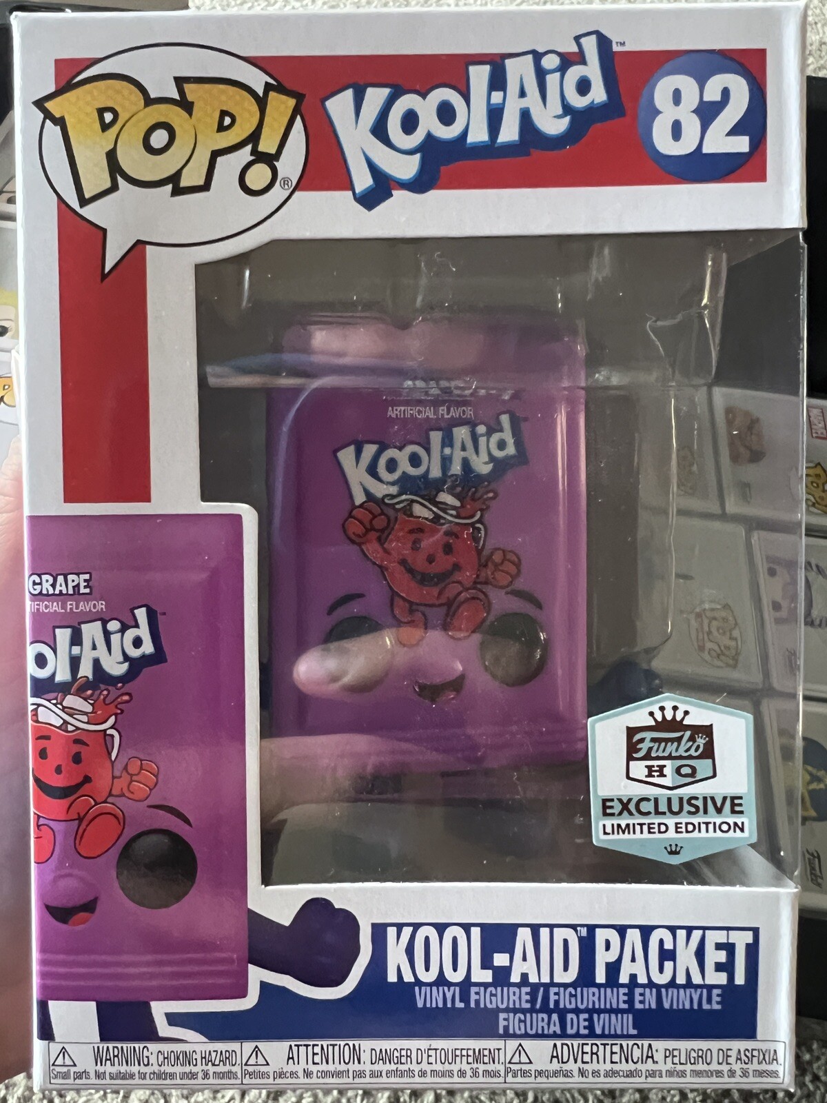 Funko Popad Icons - Kool-Aid Packet #82 Exclusive Mint Ships W/Protector