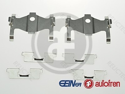 2 SET SHLPDFM Rear Brake Pad Fitting Kit Anti-rattle Clip Pad Shims LX0354, MBA1298, 109-1298 Fits For Ford Mondeo Mk3 2003-2007