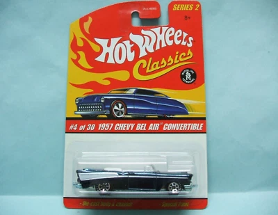 Hot Wheels CHEVROLET CHEVY BEL AIR Convertible 1957 - 2006 Classics Serie 2 1/64 - Photo 1/2