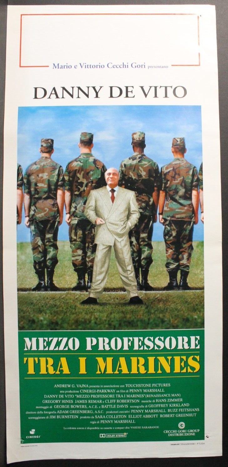 Locandina originale film Mezzo professore tra i marines (1994) - Regia di Penny Marshall