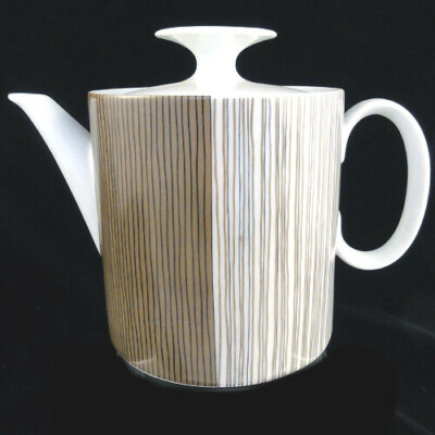 ROSENTHAL ARABESQUE  Teapot 6'' tall Porcelain NEW NEVER USED Made in Germany 