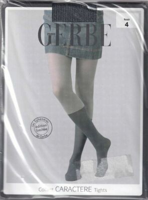 Collant Gerbe Caractère - Édition Limitée - Bourgogne Ou Noir - 2 Tailles Disponibles