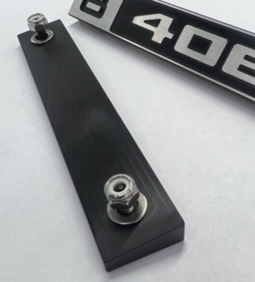 Emblem Custom Billet Front Fender 'C20' 'K20' Chevy Chevrolet GMC - Foto 2