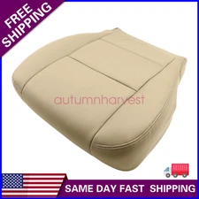 Fits 2000-2004 Toyota Sequoia Tundra Driver Bottom Seat Cover Tan Leather