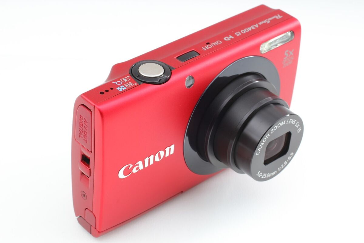 Canon PowerShot A3400 IS 16.0MP Digital Camera - Red for Canon PowerShot A3400 IS 16.0MP Digital Camera - Red for