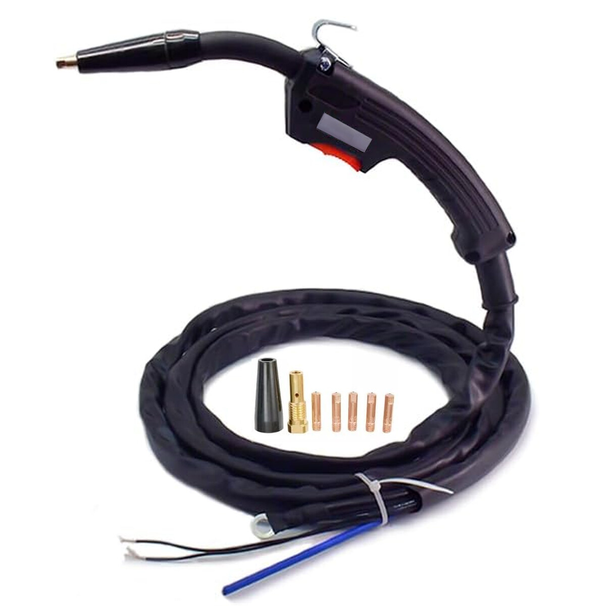 8ft 10ft No Gas Mig Gun Fits TITANIUM Easy-Flux 125 Amp Welder