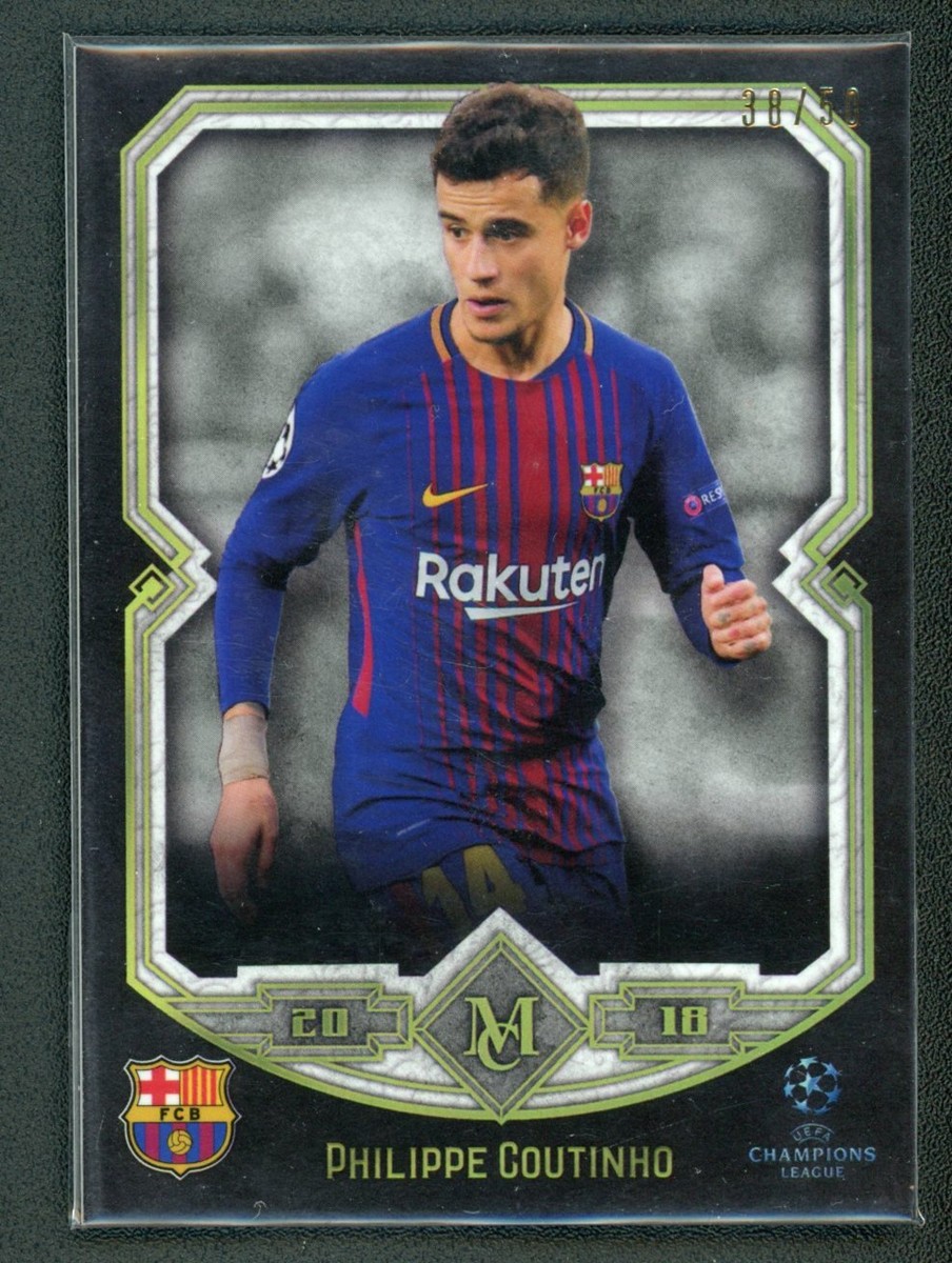 2018 Philippe Coutinho /50 Topps UEFA Champions League | eBay