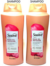  2 Pack Suave - Rose Oil Infusion Volumizing - SHAMPOO - 28 oz - PRIORITY MAIL