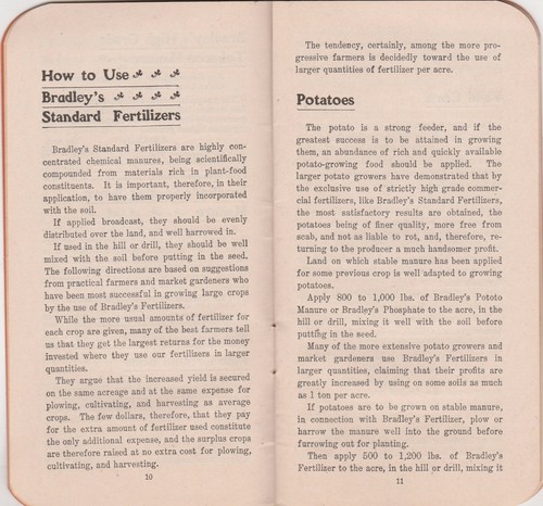 BRADLEYS STANDARD FERTILIZERS 1862-1904 BOOKLET - Picture 2 of 2