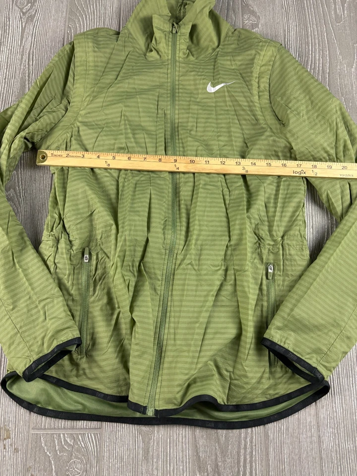 Nike гольф женщин ветровка куртка размер средний зеленый - Изображение 4 из 4