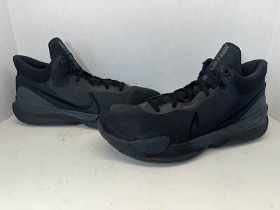 Men's 15 M Nike Renew Elevate 3 DD9304-001 Black Anthracite Basketball Shoes