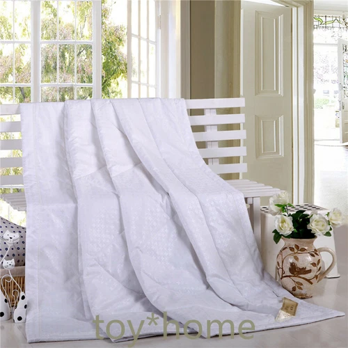 Natural/Mulberry Silk Comforter For Full Size Duvet/Blanket/Quilt Beige Filler - Picture 5 of 10