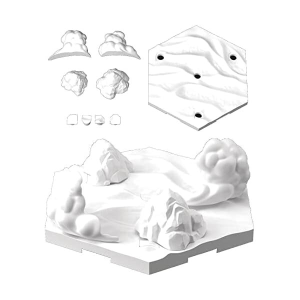 Bandai 30MM 1/144 Customize Scene Base (Snow Field Ver.) Plastic Model FS