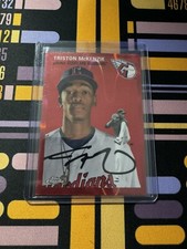 2023 Topps Chrome Platinum Anniversary TRISTON MCKENZIE  Red Refractor /5