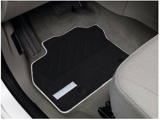 Tapis de sol pour Renault Zoé ZE avec envers antidérapant haute densité gris