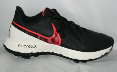 Nike React Infinity Pro Golf Shoes Men s Size 8 Black Red White CT6621-002