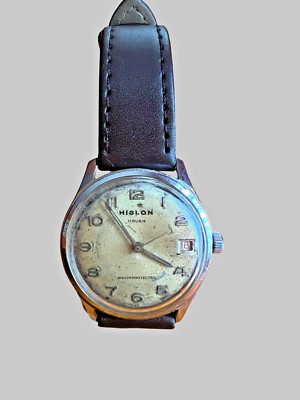 Vintage Hislon 17 Rubis Waterproof Uhr Rare one