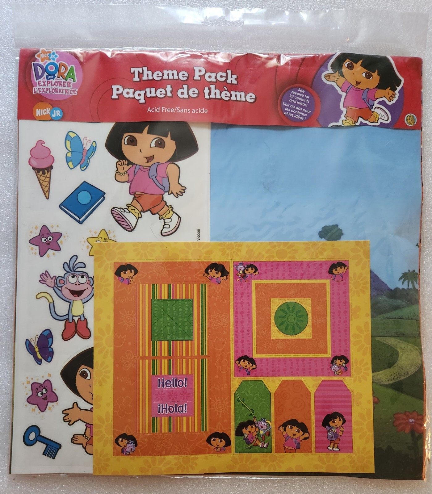 Dora the explorer scrapbook Theme Pack kit~Boots~Swiper Fox~NEW~vintage~Nick Jr
