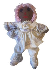 Vintage Raggedy Ann Doll Folk Art 15  Handmade