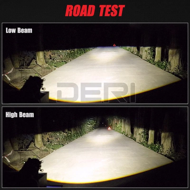 3.0" Bi LED Fog Light Projector Lens Hi/Lo For Ford Focus Fiesta Ranger Transit - Image 4 of 4