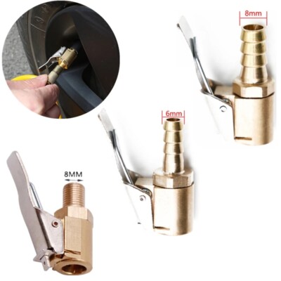 Auto Luftpumpe Gewindedüse Adapter LKW ReifenFüller Kopf Ventil Clip Conn