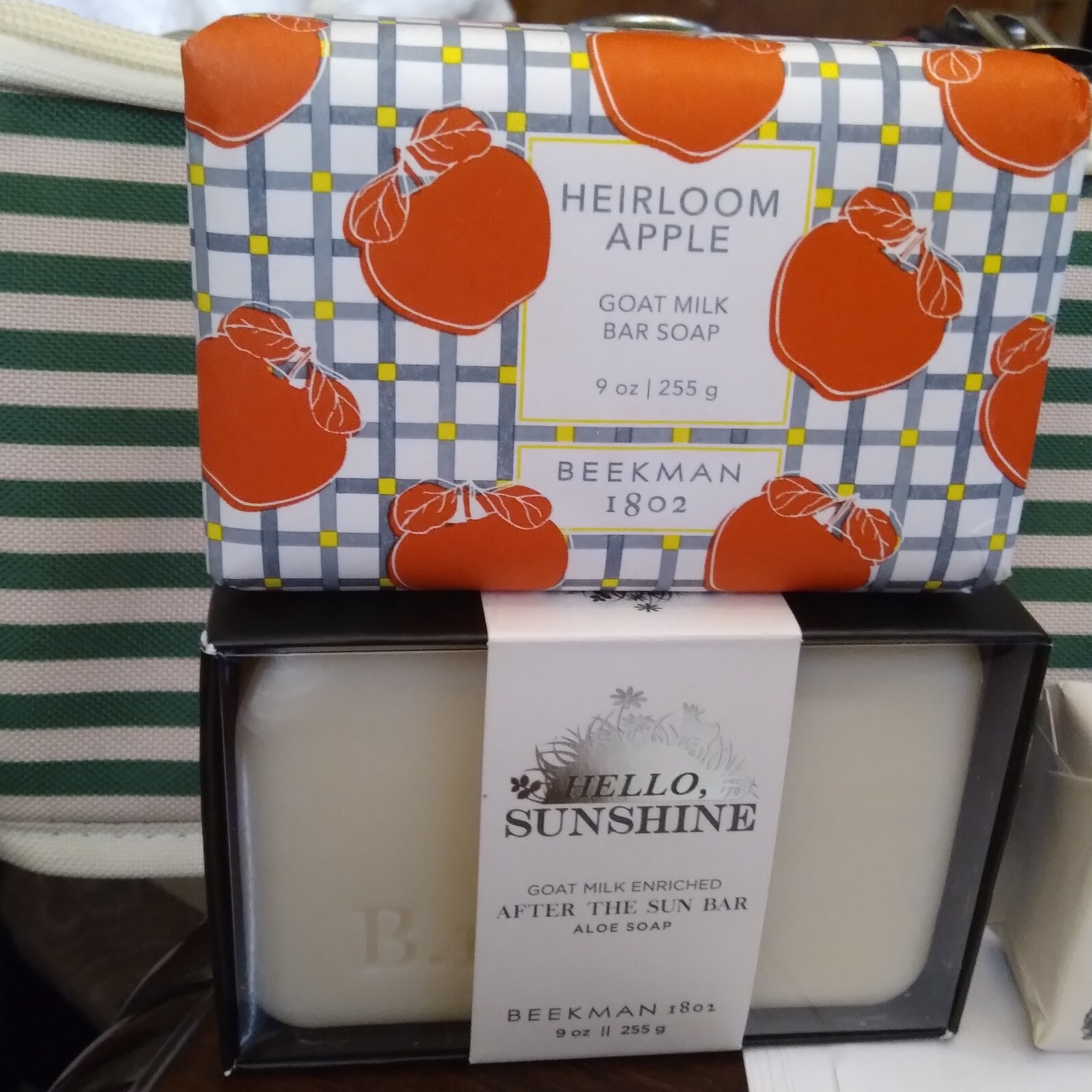 NEW Beekman 1802 Goat Milk Bar Soap HEIRLOOM APPLE 9 oz Full Size eBay