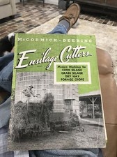 McCORMICK - DEERING ENSILAGE CUTTERS 1930s BROCHURE