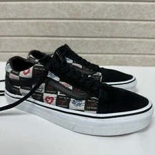 Vans Old Skool Low Black Meet Me In The Middle Patchwork Sneakers 6.5 M (8.5 W)