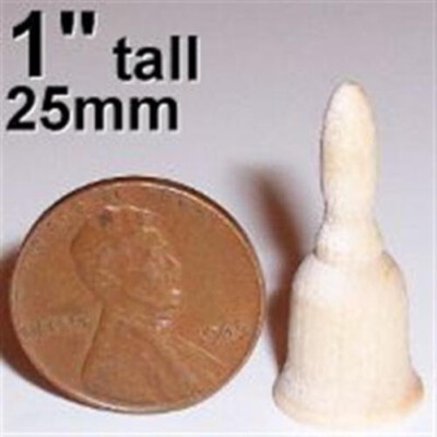 10 pcs 1'' Miniature Wooden Teacher School BELL  1:12 crafts wood dollhouse