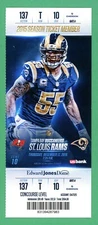 Rams Last Final Home Football Game in St Louis 12/17/15 Season Mint Ticket