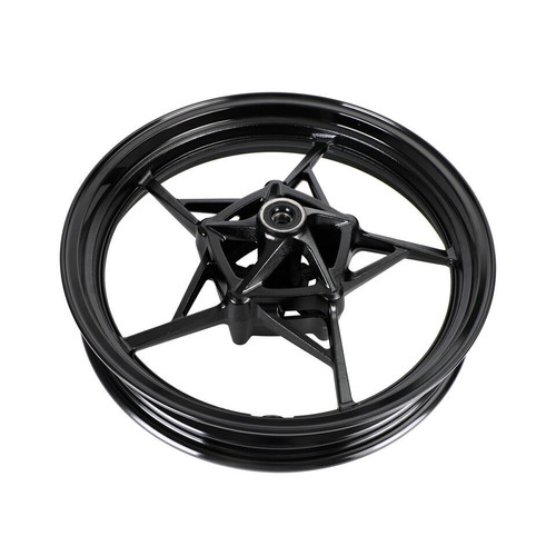 Front Wheel Rim For Kawasaki Z400 EX400 Ninja 400 ABS 2018-2023 #7 Black Glossy - Picture 6 of 16