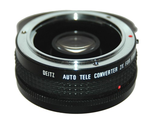 Vintage DEITZ Auto Tele Converter 2X For KONICA TC Case Included Made in Japan - Picture 2 of 7