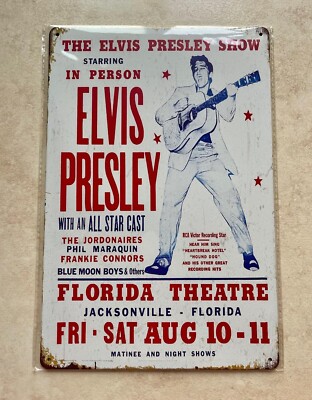 ELVIS PRESLEY BLECHSCHILD MAN CAVE BAR PUB MUSIK KING OF ROCK N ROLL 20x30cm