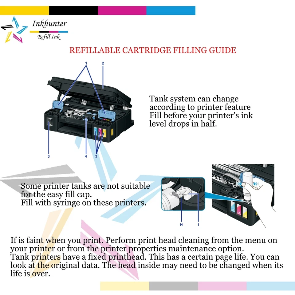 2x100 Black Refill ink fits Brother BT6000 DCP-T300 DCP-T500W DCP-T700W 800 - Image 2 of 4