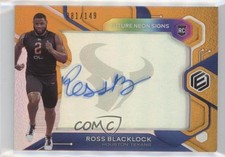 2020 Panini Elements Future Signs Orange /149 Ross Blacklock #FS-RB Auto 1b8