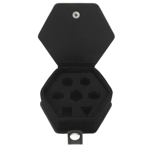 Dice Box Storage Case Tray PU Leather Sponge Portable FA - Picture 4 of 22