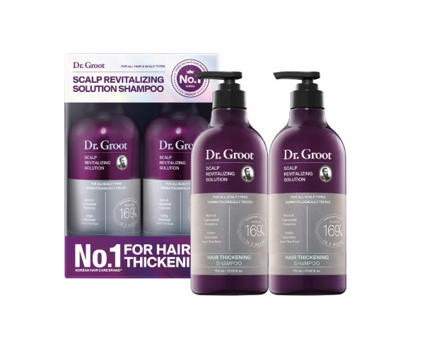 Dr. Groot Scalp Revitalizing Hair Thickening Shampoo, 23.6 fl. oz. (Pack of 2)