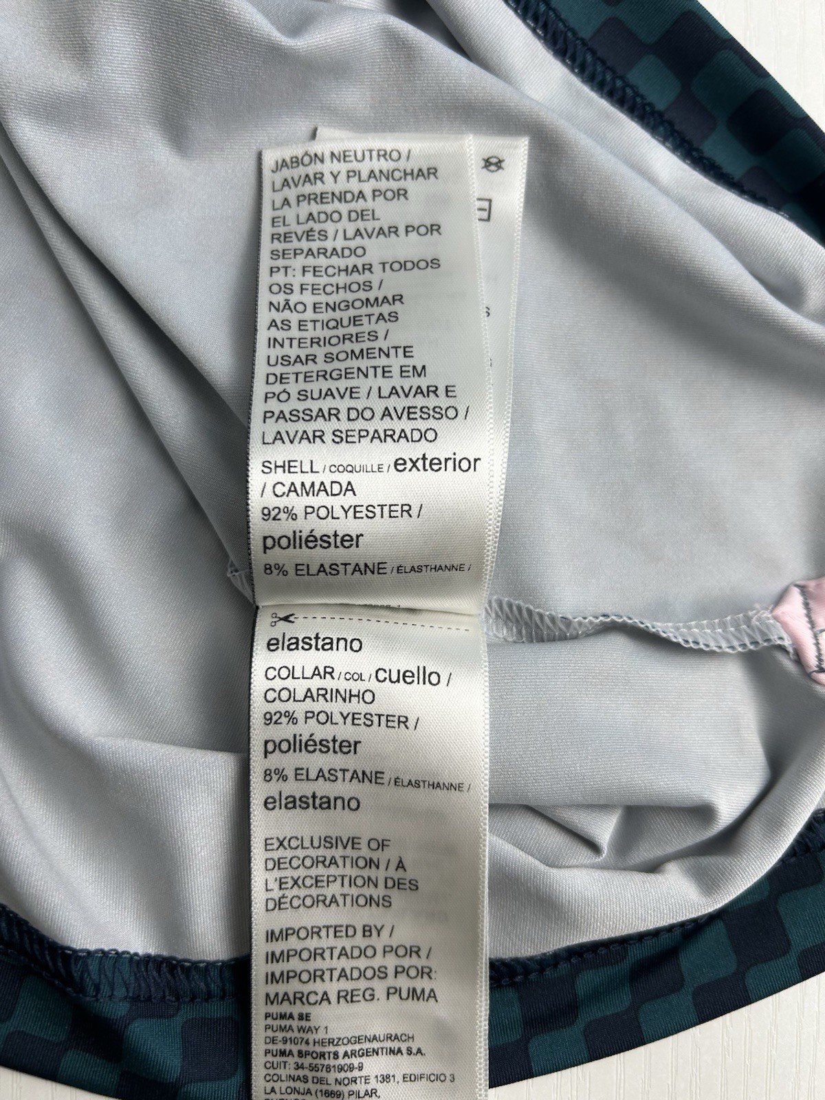 MEN'S PUMA ARNOLD PALMER CHECKERED POLO, SIZE: M, COLOR: BLUE/GREEN GOLF PREPPY thumbnail 12