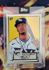 Wander Franco 2022 Topps x Naturel 1952 Topps #A-11 Art Tampa Bay Rays