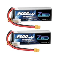  14.8V 4S Lipo Battery 50C 3300mAh Soft Case Battery with XT60 Plug for RC 