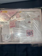 Newborn Infant New Boxed Baby Set Bambini 5 Pc Gift Set Pink Girls Outfit