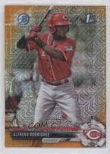 2017 Bowman Mega Box Orange Refractor 1/25 Alfredo Rodriguez #BCP94 4al