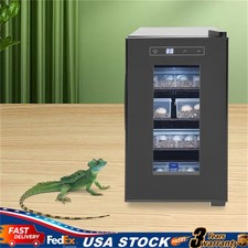 23L Digital Reptile Egg Incubator 10-40 C Scientific Hatcher Led Display Black